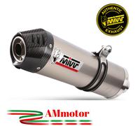 Mivv Oval Bmw F 800 R/gt 2009-20 B.008.lnc Homologated Slip On Muffler Silver Homologated