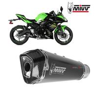 K.044.LDRB - Full Exhaust Mivv SPORT DELTA RACE Steel Black KAWASAKI Z650 (17-)