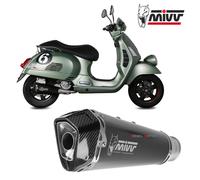Mivv Complete Exhaust Delta Race Black Inox PIAGGIO VESPA GTS 300 2008 2020