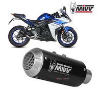 Mivv Complete Exhaust Full system Inox black for YAMAHA MT-03 2016 > 2023