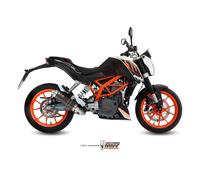 Mivv Complete Exhaust GP Black Stainless Steel for Ktm 390 Duke 2013 > 2016