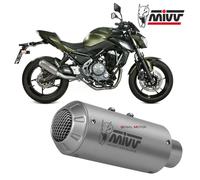 FULL SYSTEM 2X1 MIVV MK3 STAINLESS STEEL FOR KAWASAKI Z 650 2017-2023