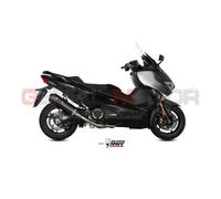 Mivv Oval Yamaha T-max 530 2017-19/t-max 560 2020-21 Y.061.lvc Homologated Full Line System Silver Homologated unisex