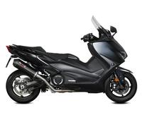 Mivv Oval Yamaha T-max 530 2017-19/t-max 560 2020-21 Y.061.lvc Homologated Full Line System Silver Homologated unisex