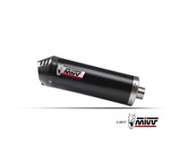 MIVV COMPLETE EXHAUST OVAL BLACK STAINLESS STEEL FOR KAWASAKI VERSYS 650 2024-20