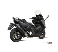 Mivv Complete Exhaust Speed Edge Black Steel for Yamaha T-Max 530 2012 > 2016