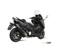 Mivv Complete Exhaust Speed Edge Black Steel for Yamaha T-Max 530 2012 > 2016