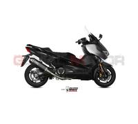 Mivv Complete Exhaust Speed Edge Black Steel for Yamaha T-Max 530 2017 > 2021