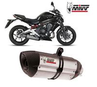 Full Exhaust System Mivv Kawasaki ER-6N / F 2013 Motorcycle Silencer Suono Steel