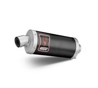 MIVV DAKAR BLACK STAINLESS STEEL SILENCER FOR MOTO MORINI X-CAPE 2021-2024
