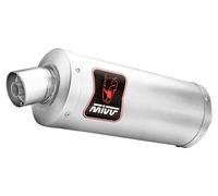 MIVV Dakar Exhaust System With Eg-Be Stainless steel / Black stainless steel