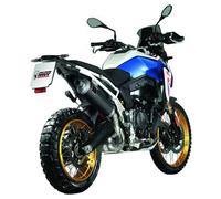 MIVV Dakar Exhaust System With Eg-Be Stainless steel / Black stainless steel