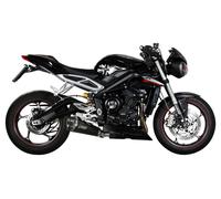 MIVV Delta Race Silencer S/O BL - STREETTRIPLE 17-22