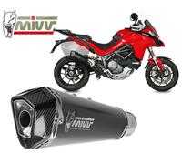 Mivv Delta Race Ducati Multistrada 1200 2015-17/multistrada 1260 2018-20 D.033.sdrb Not Homologated Slip On Muffler Silver Not Homologated unisex
