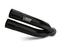 Mivv Exhaust Muffler Double Gun Black Inox for Yamaha Yzf R25 2015 > 2023