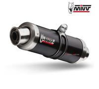 Mivv Gp Kawasaki Ninja 300 2013-16/z300 2015-16 K.038.lxb Homologated Slip On Muffler Silver Homologated unisex