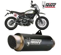 Mivv Exhaust Muffler GP PRO Black Inox black DUCATI SCRAMBLER 800 2015 > 2020