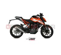 Mivv Exhaust Muffler M2 Stainless Steel for Ktm 125 Duke 2017 > 2020