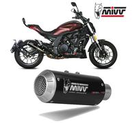 MIVV MK 3 EXHAUST SYSTEMS stainless brushed or black coated