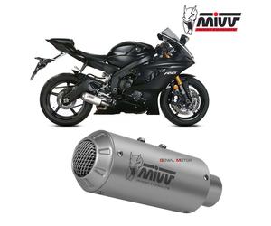 Mivv Exhaust Muffler MK3 Inox kat for YAMAHA YZF 600 R6 2017 > 2023