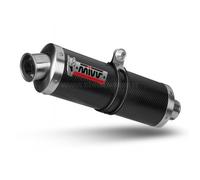 Mivv Oval Suzuki Gsf 600 Bandit 1995-04 S.003.l3 Homologated Slip On Muffler Silver Homologated unisex