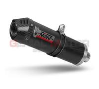 Mivv Exhaust Muffler Oval Carbon with Carbon Cap for Honda Vfr 800 F 2014 > 2020