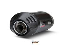 Mivv Oval Honda Cbr 600 Rr 2003-04 Uh.019.lec Homologated Slip On Muffler Black Homologated unisex