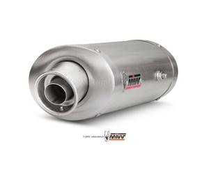 Mivv Exhaust Muffler Oval Steel Underseat for Honda Cbr 600 Rr 2005 > 2006