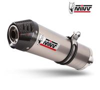 Mivv Oval Bmw F 800 R/gt 2009-20 B.008.lnc Homologated Slip On Muffler Silver Homologated unisex