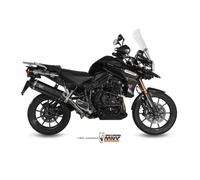 Mivv Exhaust Muffler Speed Edge Black Triumph Tiger Explorer 1200 2012 > 2015