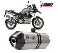 B.016.LRX - Muffler Exhaust Mivv SPORT SPEED EDGE INOX BMW R 1200 GS 13-