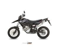 Mivv Oval Yamaha Wr 125 R/x 2009-16 M.ya.026.lxc Homologated Slip On Muffler Silver Homologated unisex