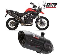 Mivv Exhaust Muffler Suono Black Inox kat TRIUMPH TIGER 800 XC/XR 2011 > 2016