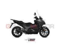 Mivv Exhaust Muffler Suono Black Stainless Steel Honda Nc 750 S X 2016 > 2023