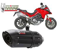 Mivv Exhaust Muffler Suono Black Steel Black DUCATI MULTISTRADA 1260 2018 > 2020