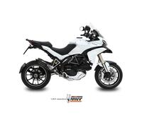 Mivv Exhaust Muffler Suono Black Steel for Ducati Multistrada 1200 2010 > 2014