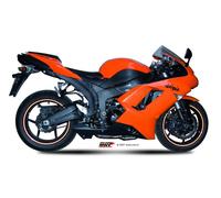 Mivv Exhaust Muffler Suono Black Steel Underseat for Kawasaki Zx-6 R 2007 > 2008