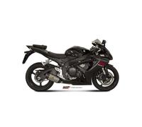 Mivv Suono Suzuki Gsx-r 600/gsx-r 750 2006-07 S.021.l7 Homologated Slip On Muffler Silver Homologated unisex