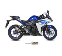 SILENCER MIVV SUONO STAINLESS STEEL-CARBON FOR YAMAHA YZF R25 2015-2023