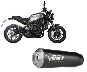 Mivv Exhaust Muffler X-M1 BLACK INOX for BENELLI LEONCINO 800 2022 > 2023