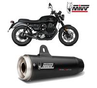 M.012.LGB - Exhaust Mufflers Mivv GHIBLI Ceramic Black MOTO GUZZI V7 III (17>)
