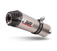 Mivv Exhaust Mufflers Oval Titanium With Carbon Cap Yamaha Xt 660 Z 2008 > 2016