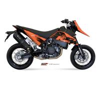 Mivv Exhaust Mufflers Suono Black Stainless Steel for Ktm 690 Sm 2007 > 2012