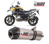 Bmw R 1200 GS 2010 10 Exhaust Mivv Oval Titanium Carbon Cap