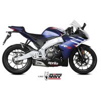 MIVV FULL EXHAUST DELTA RACE STEEL-CARBON FOR APRILIA RS 125 2021-2024