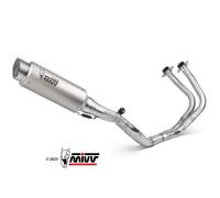 MIVV Exhaust GP PRO K.044.L6P - Titanium Homologated Full Line System Kawasaki Z650/Ninja 2017-23