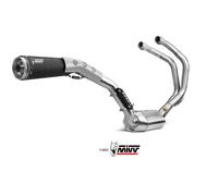 Mivv Complete Exhaust Ghibli Black Steel High for Yamaha Xsr 700 2016 > 2022