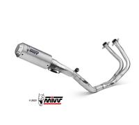 FULL SYSTEM 2X1 MIVV MK3 STAINLESS STEEL FOR KAWASAKI Z 650 2017-2023