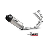Mivv Oval Kawasaki Ninja 650/z650 2017-23 K.044.l4c Homologated Full Line System Silver Homologated unisex