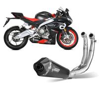 Mivv Full Exhaust inox DELTA RACE Black Inox black for APRILIA RS 660 2020 2024